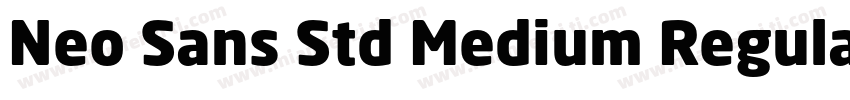 Neo Sans Std Medium Regular字体转换